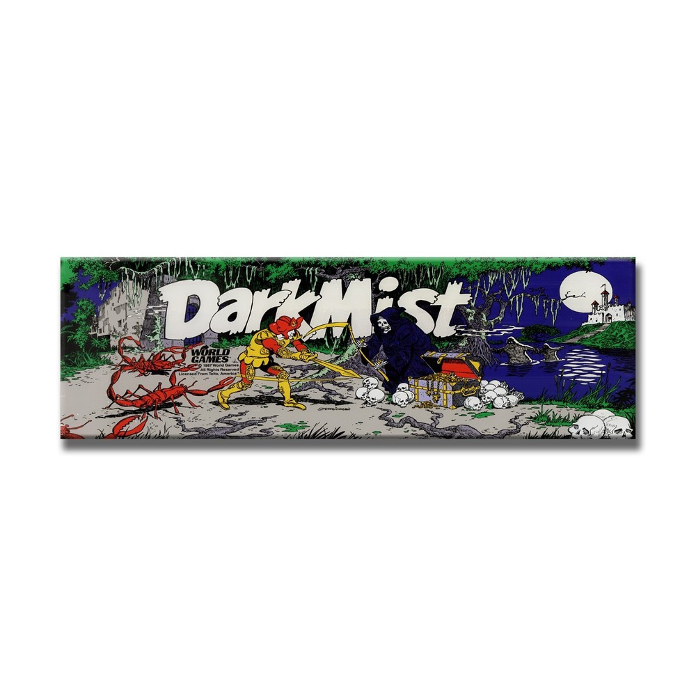 Darkmist Premium Arcade Marquee Insert Reproduction Header/Backlit Sign