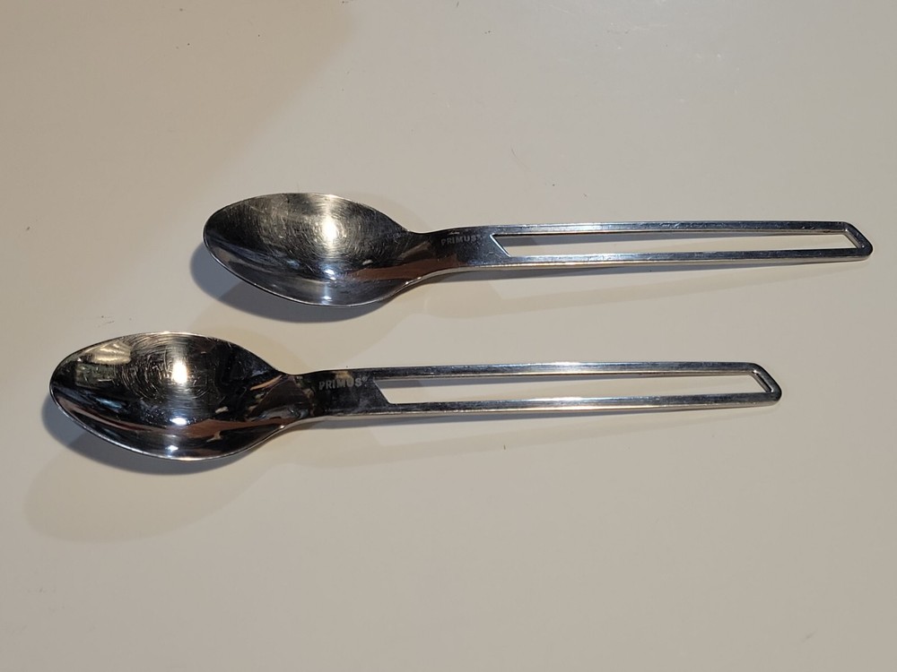 2 Primus Stainless steel spoons