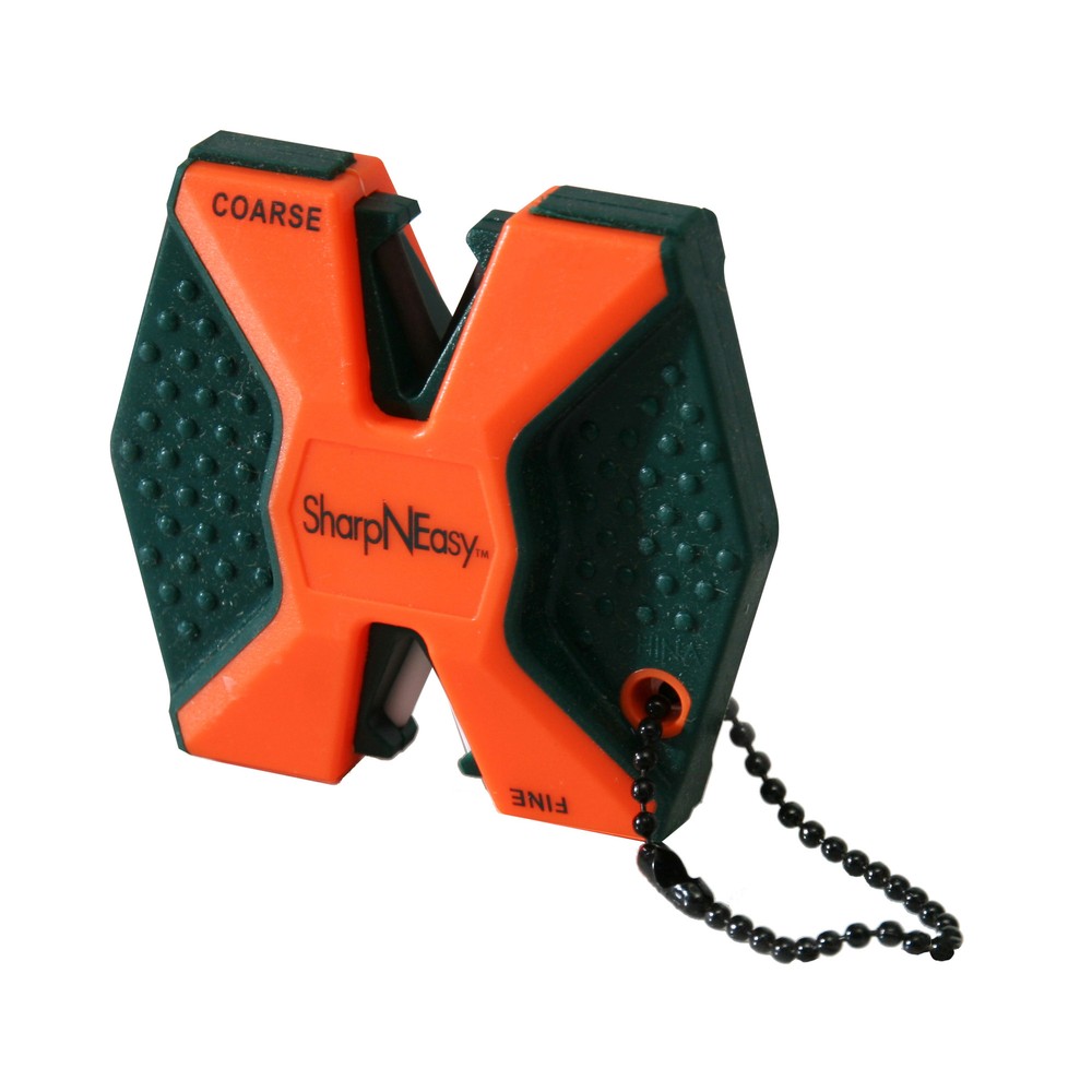 AccuSharp SharpNEasy 2-Step Knife Sharpener Orange Compact Over-Molded Grip 336C