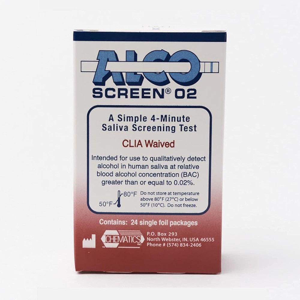 Saliva Alcohol Screen Pack of 24