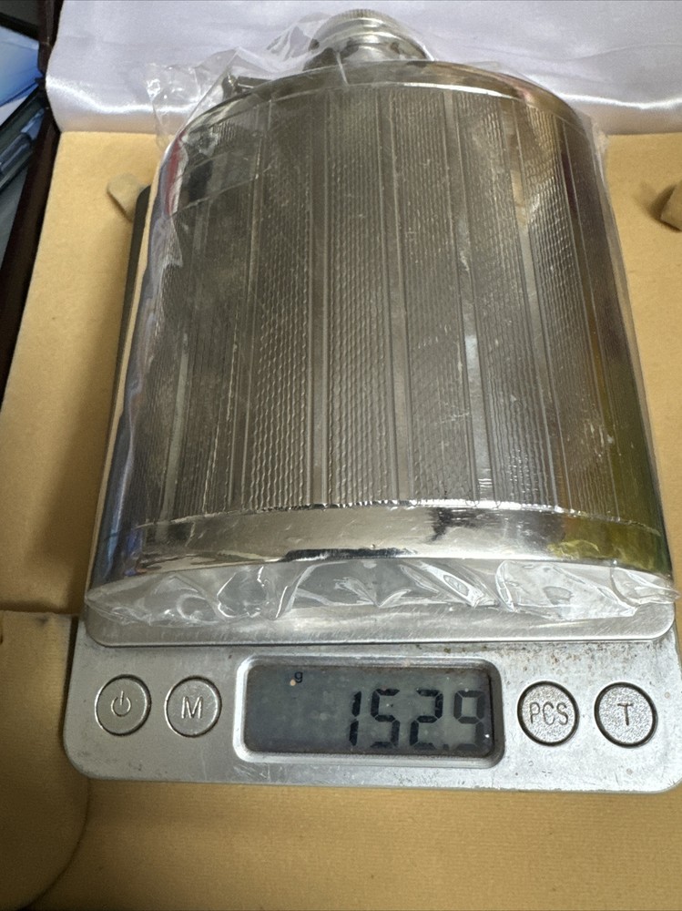 925 Sterling Silver Hip Flask, 152 grams