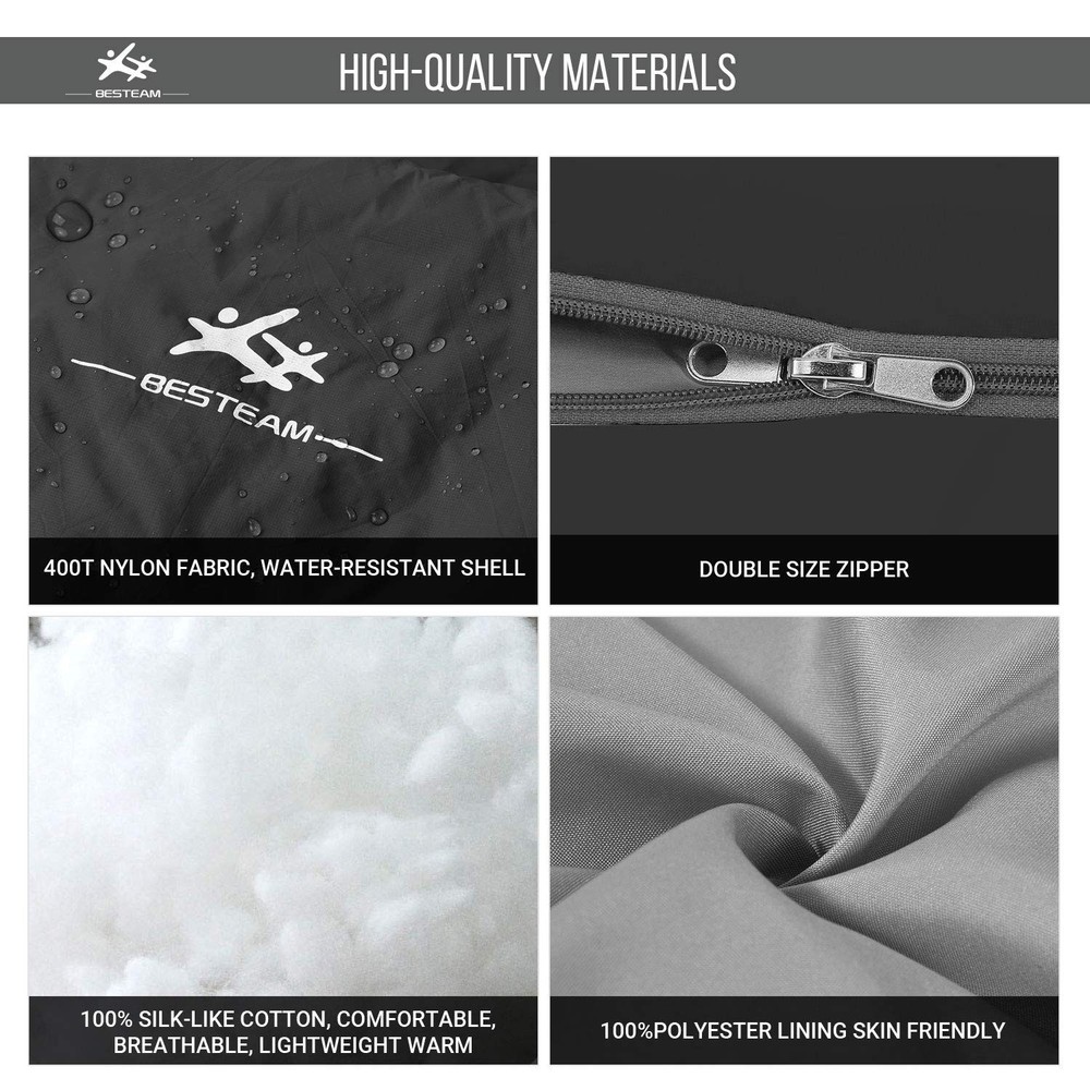 Warm Weather Sleeping Bag - Portable, Waterproof, Compact Lightweight, Packable