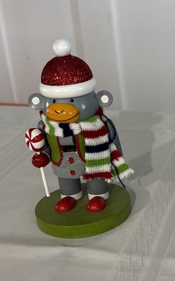 SOCK MONKEY CHRISTMAS NUTCRACKER