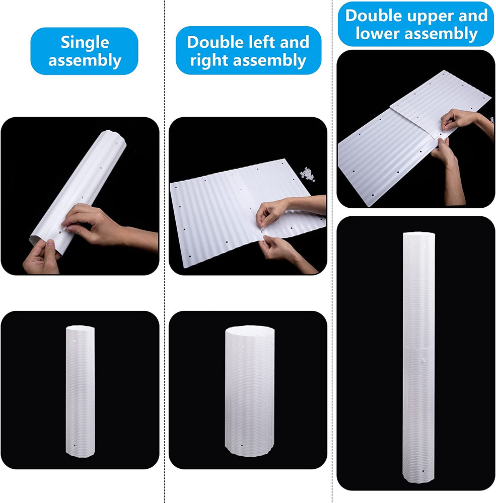 4Pcs Expandable Tree Guards,Flexible Tree Bark Protector,Tree Trunk Protector Tu