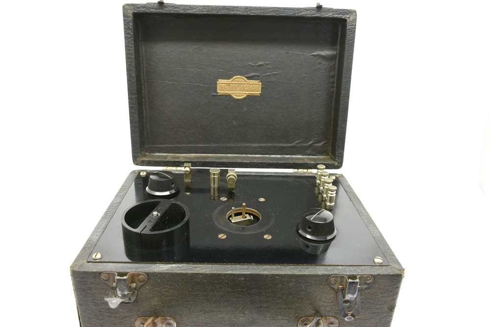 Vintage Instructograph Morse Code CW Trainer Machine + Box HAM