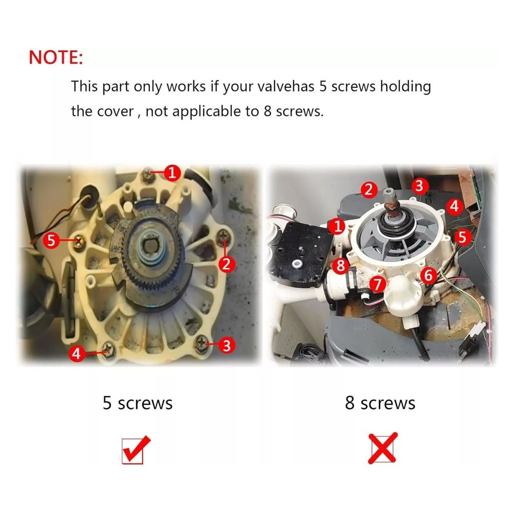 1 Set Water Softener Standard Valve Rotor and Seal Kit Replacement Part 7238468