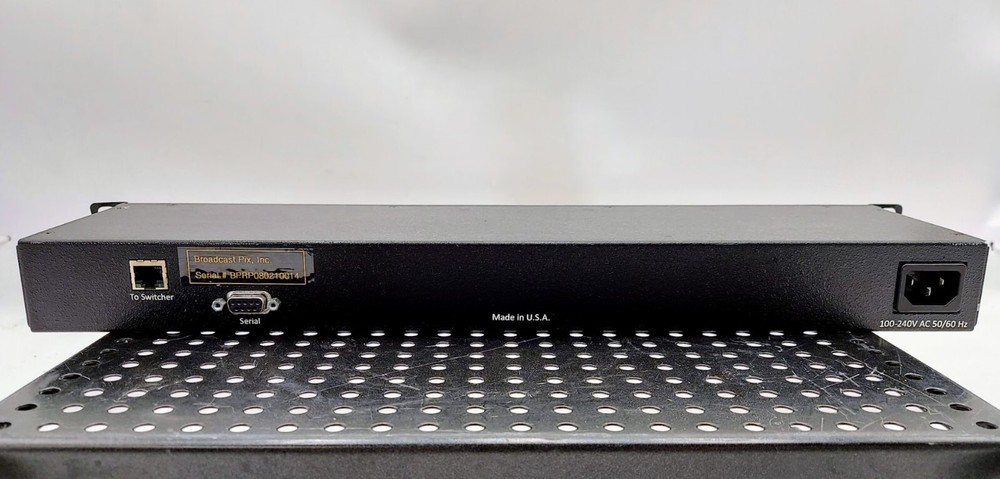 Broadcast Pix Remote Panel