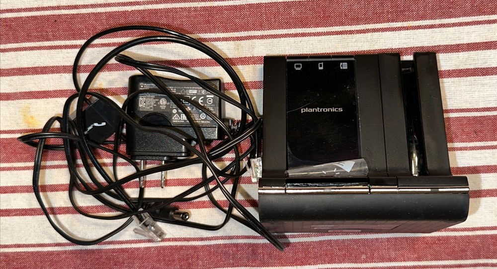 Plantronics WO2 W02 Charging Base USB DECT 6.0 with Charging Base 83776-11 Works