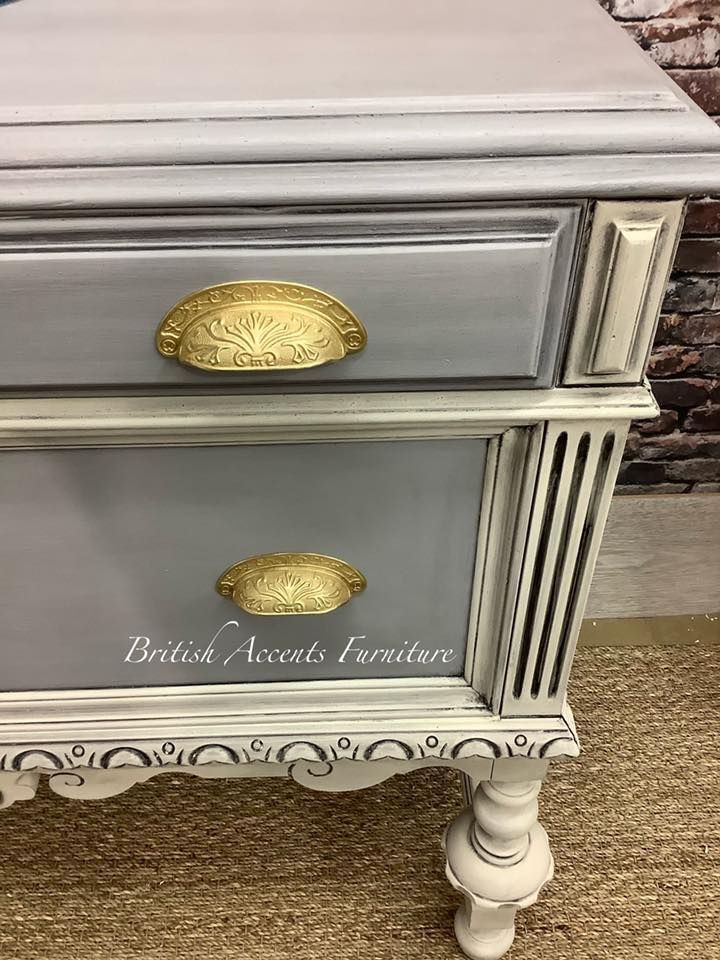 2-1/2" Baroque Scroll Work Cup Pull Satin Brass