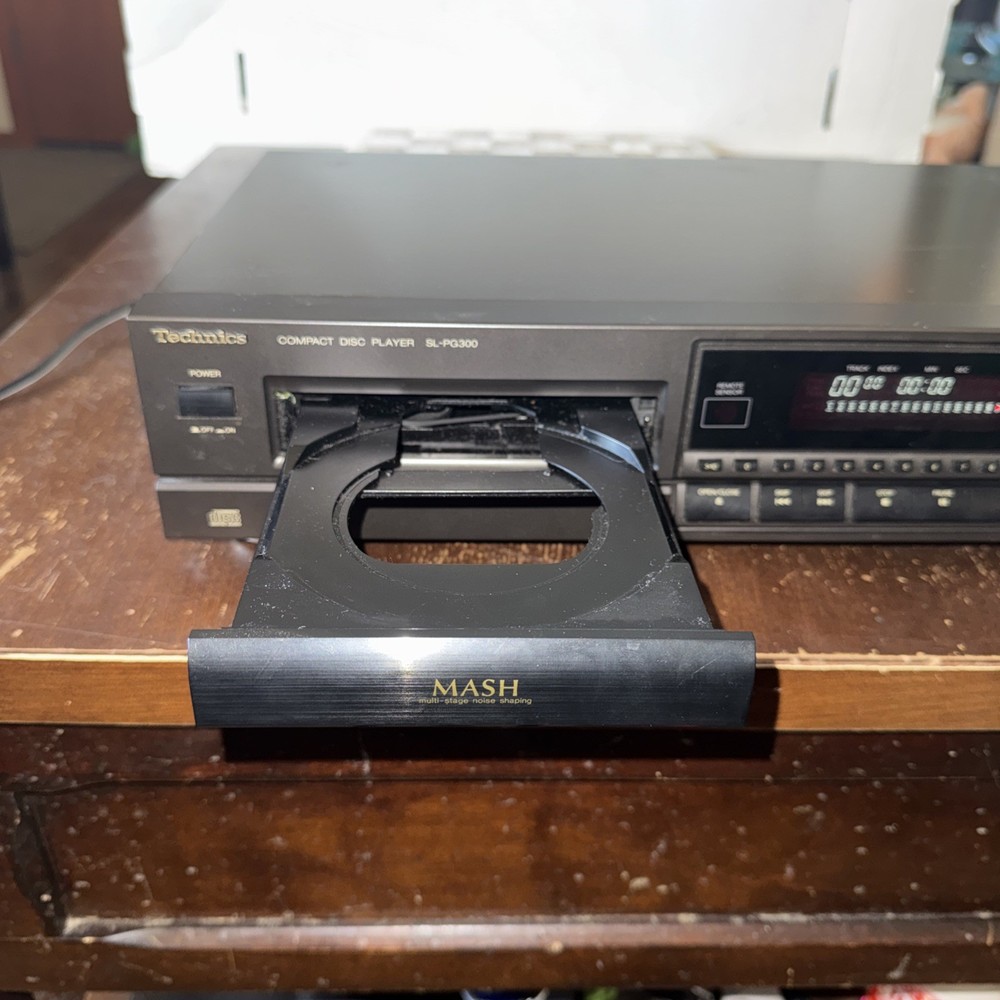 Vintage 1992 Technics SL-PG300 Compact Disc Player Tested and Working