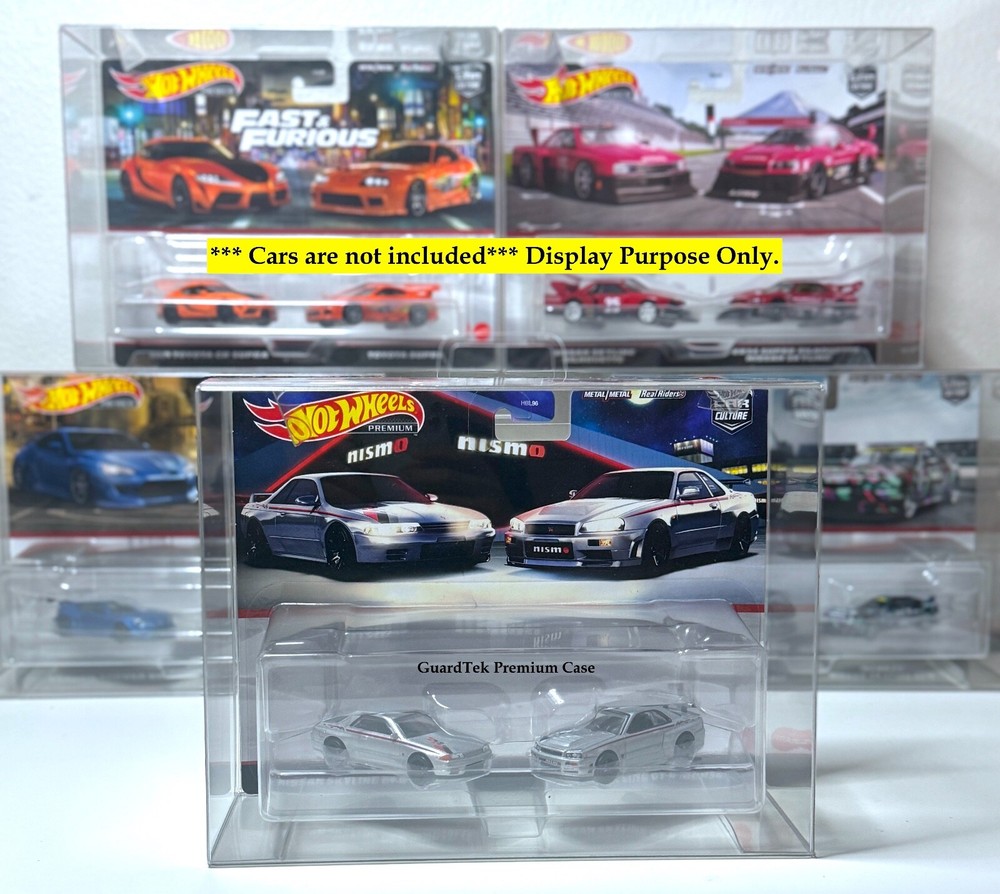 Guardtek Display Protector for Hot Wheels Target Two Pack Exclusives (5 pcs)