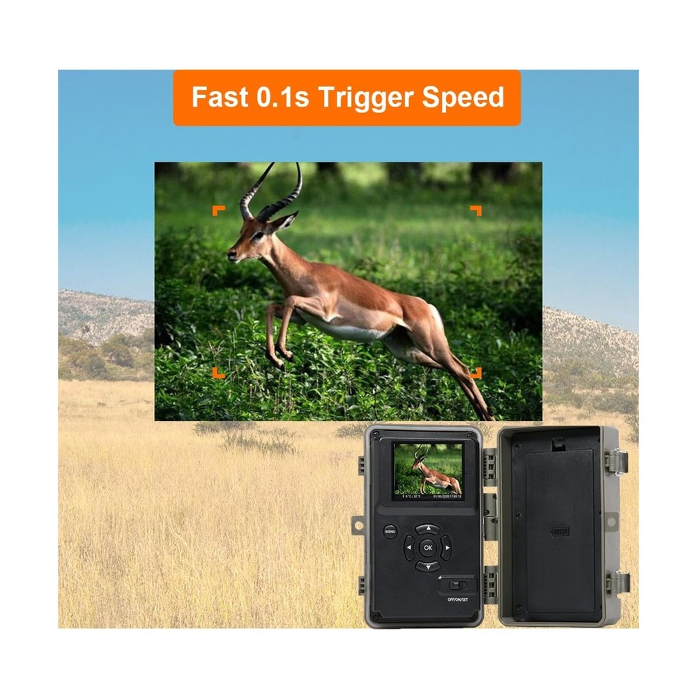 GardePro A3S Trail Camera 2 Pack, 64MP 1296p, Next-Gen Image Technology, Game...