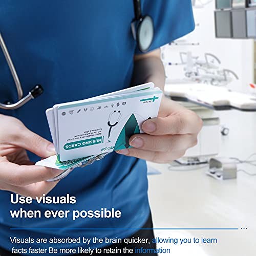 96 Nursing Badge Reference Cards, Nursing School Essentials Set- Lab Values,
