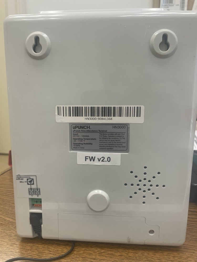 Unpunch Time clock Model HN3000