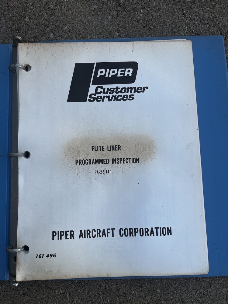 Piper Flite LinerProgrammed Inspection 761-496 Original