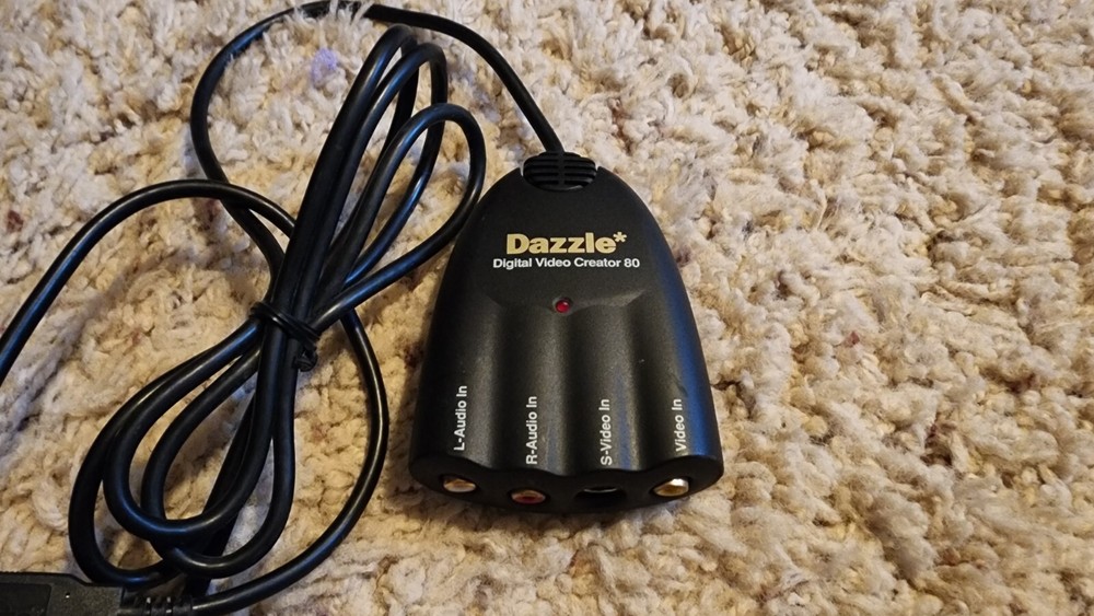 Dazzle * DVC-80 Digital Video Creator Capture Device USB Cable T1