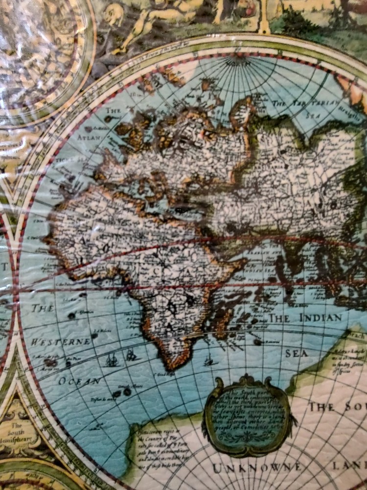 Meyercord Decal World Map New Sealed