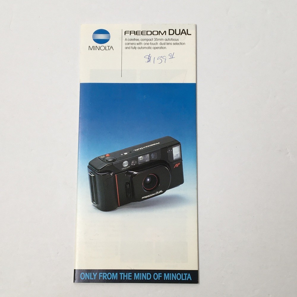 Minolta Freedom Dual 35mm Brochure 1987