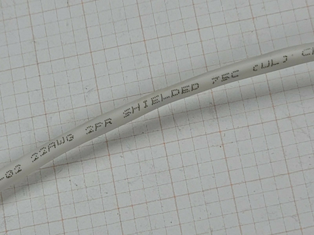 Lake Cable P222PRCS 22/2P Shielded Plenum Control Cable CMP White /50ft