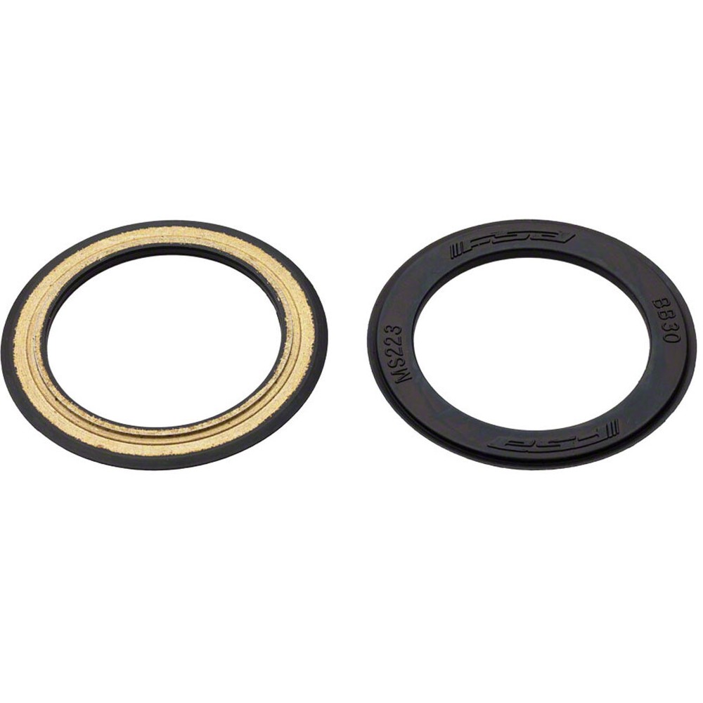 FSA BB30 Bearing Covers Black Rubber Coated Pair