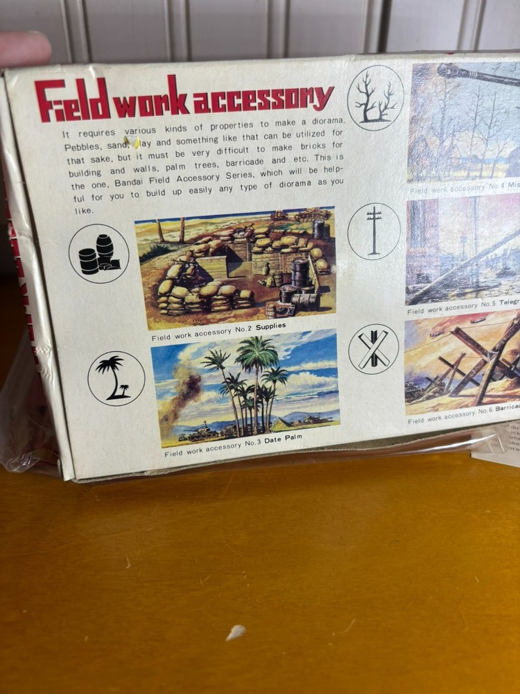 Vintage Bandai Fieldwork Accessory bricks