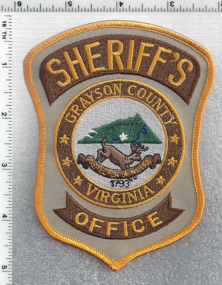 Grayson County Sheriff (Virginia)  Shoulder Patch