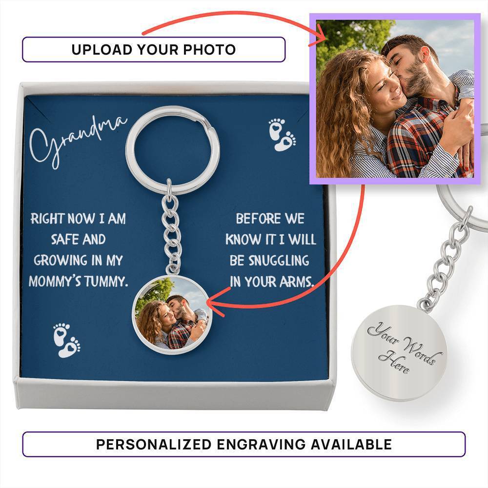 Grandma Sonogram Keychain