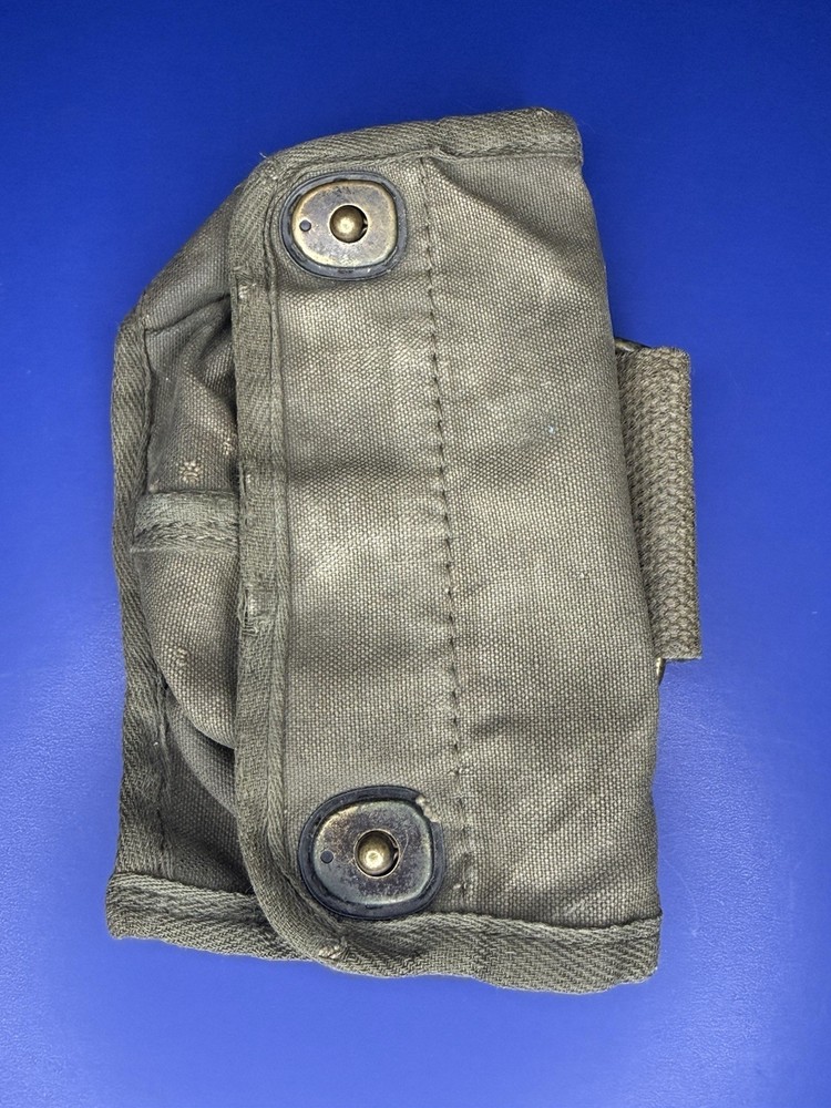 WWI U.S. Engineer Corps Brass Compass + Canvas Pouch – Plan Ltd Neuchatel RARE