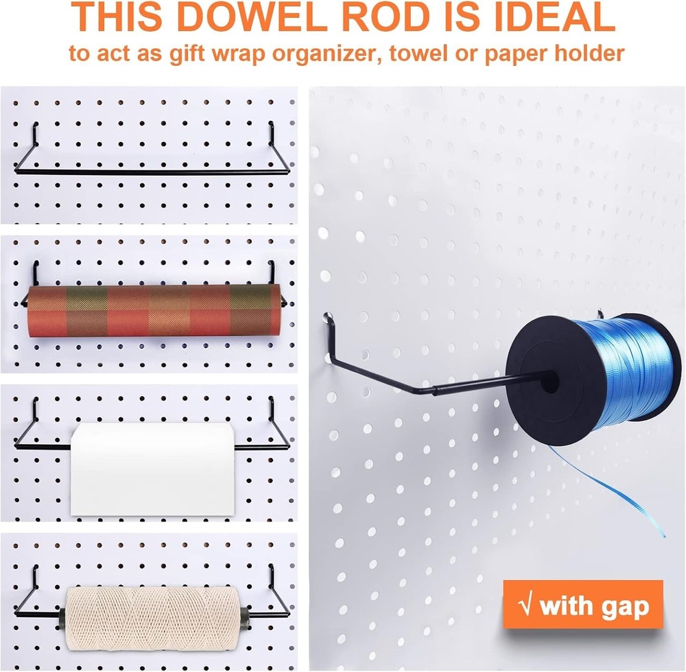 Versatile Pegboard Accessories Set: 18 Techniques for Craft & Tool Organization