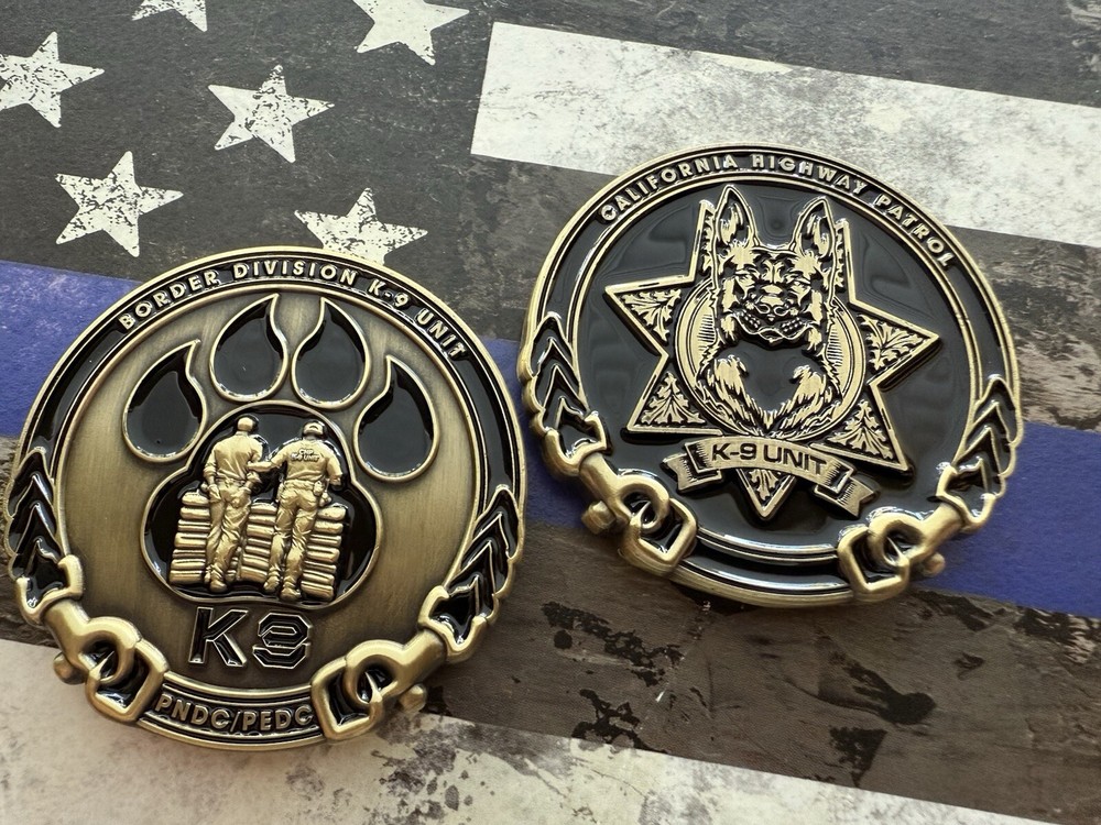 K9 Challenge Coin (Border Division)