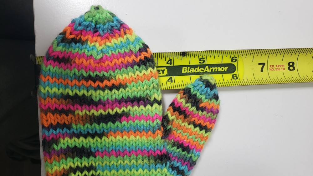 Mitts Hand Made Colourful