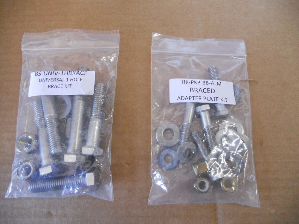 Power-Pole Adapter Braced Kit S-2-3 PORT White