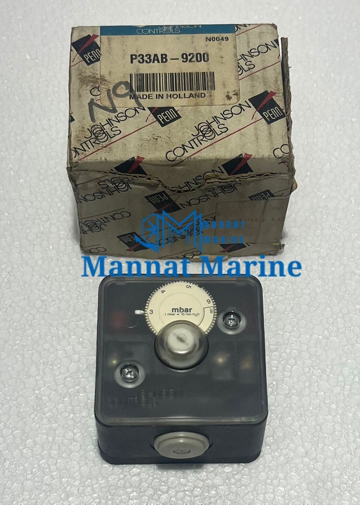 Johnson Controls P33AB-9200 Pressure Switch Pressure Sensor