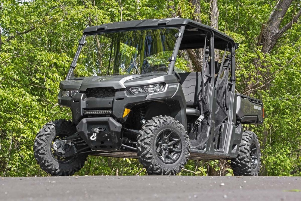 Rough Country Scratch Resistant Full Windshield (fits 16-22 Can-Am Defender)