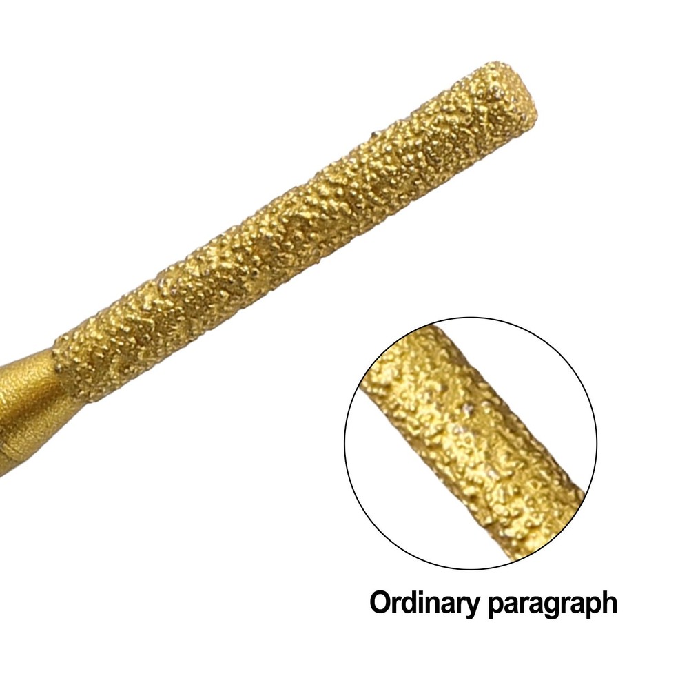 Edge Grinding Machine Replacement Workmanship Router Bit 6.35*5*65mm Gold