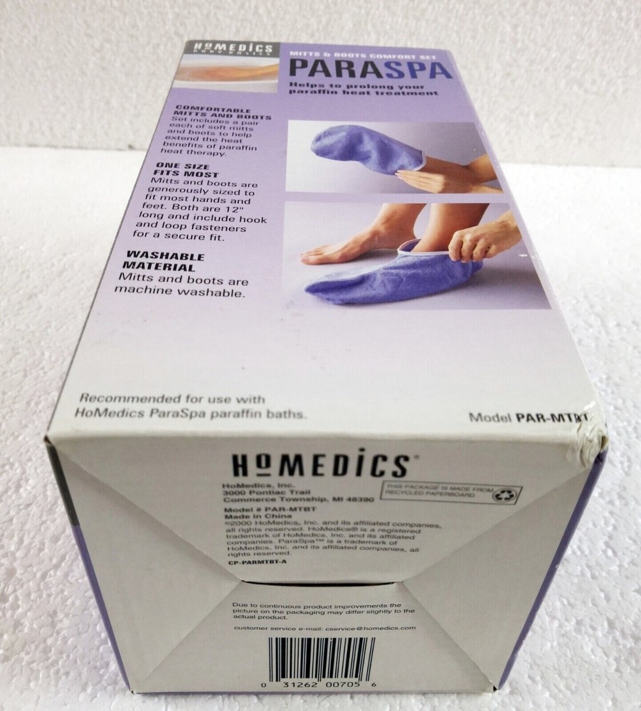 Homedics Body Basic Mitts & Boots Comfort Set for ParaSpa Model PAR-MTBT