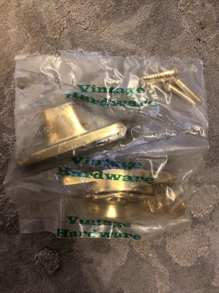 VINTAGE HARDWARE Brass Casement Fastener Sash Lock