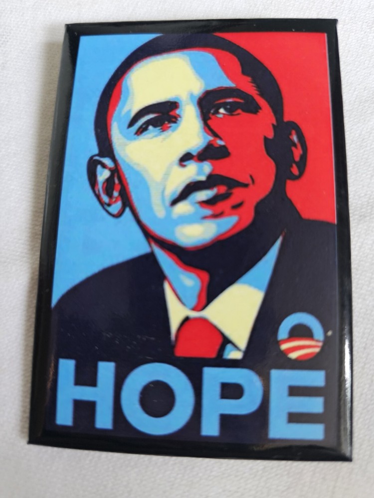 political button Obama HOPE