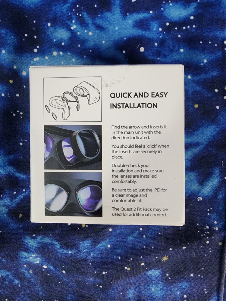 Amavision Virutglasses Lens insert for Oculus Quest 2