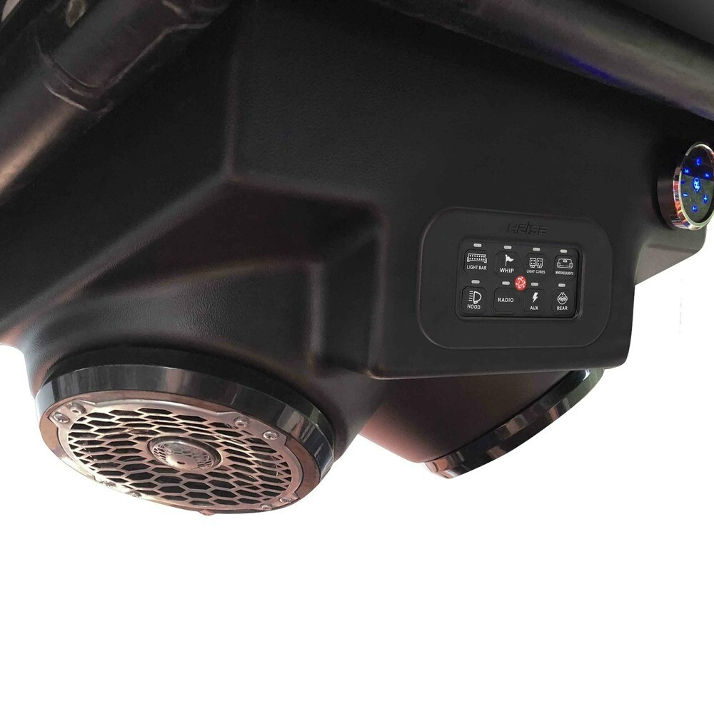 Heise HE-SWP8C 8-Gang Flush Mount Switch Panel