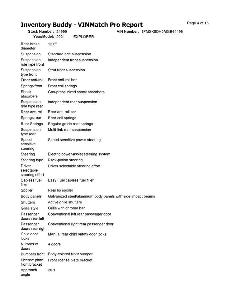 Camera/Projector Camera Windshield Mounted Fits 20-24 AVIATOR 1538084