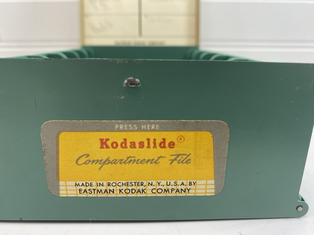 Vintage Kodak 35mm Slide Storage Compartment File Box