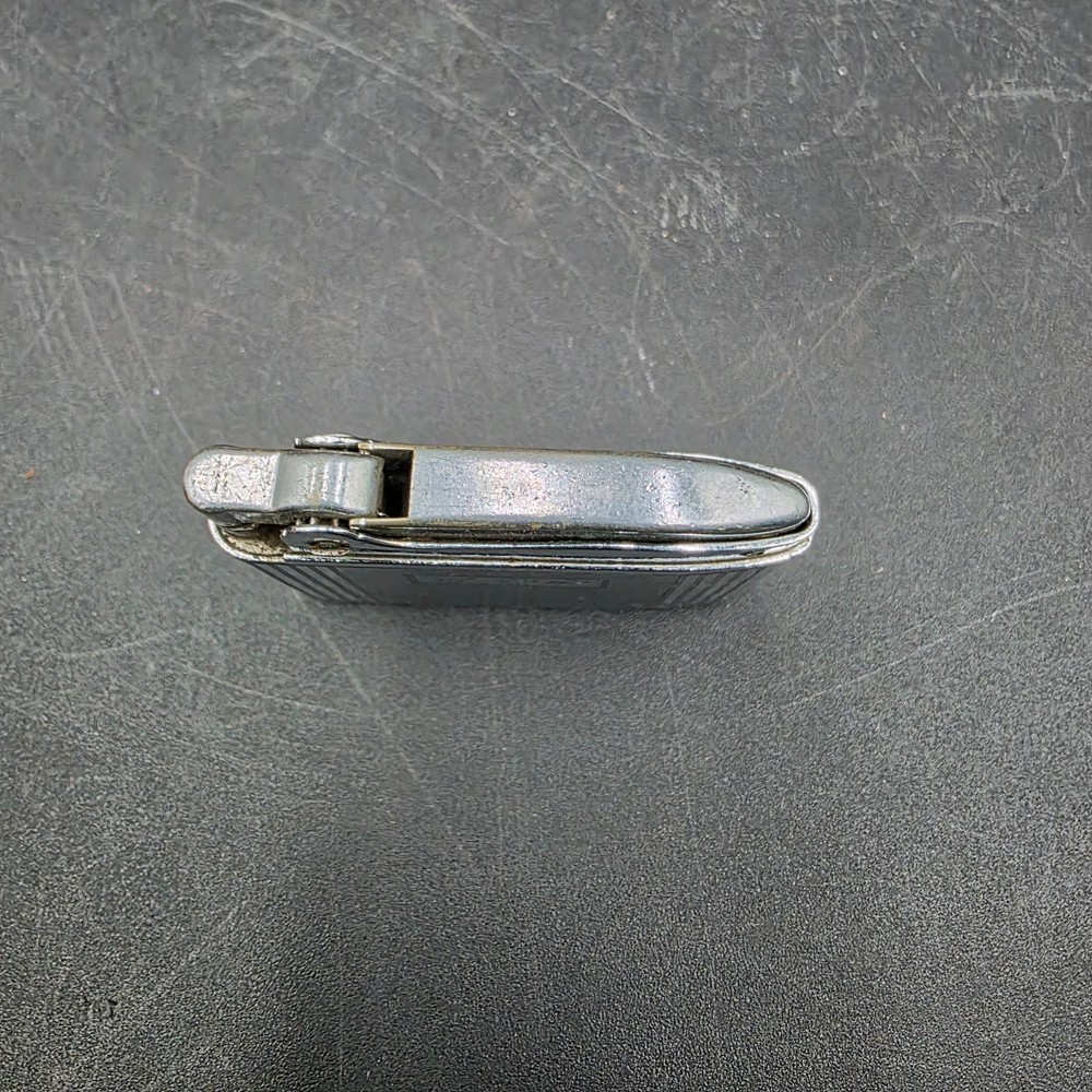 Vintage Personalized w Initials Ronson Lighter Chrome Butane UNTESTED