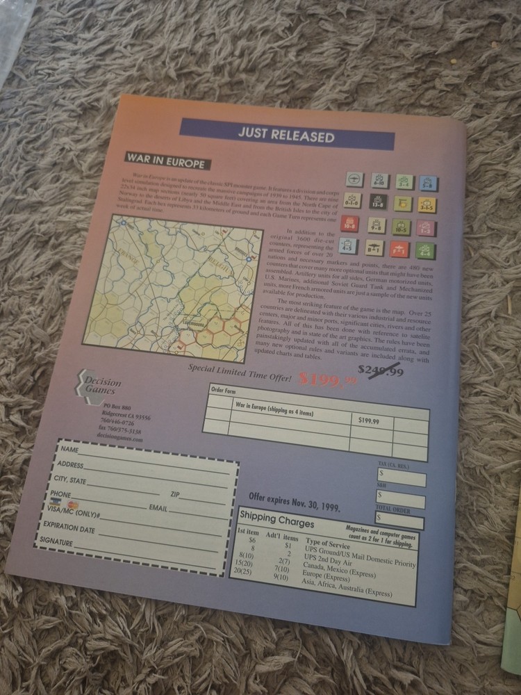 Stategy And Tactics Number 197 Great Medieval Battles Game