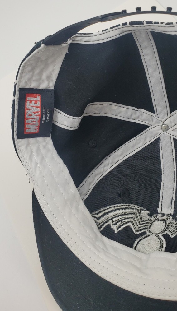 Marvel Spider-Man Venom Baseball Hat Cap, Adjustable, HEHHEH, Snapback, Black