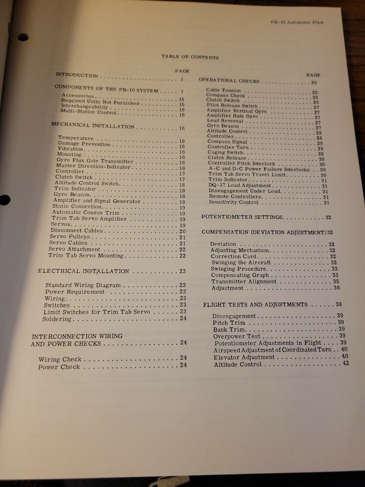 Bendix Eclipse -Power Autopilot Install Manual, PB-10