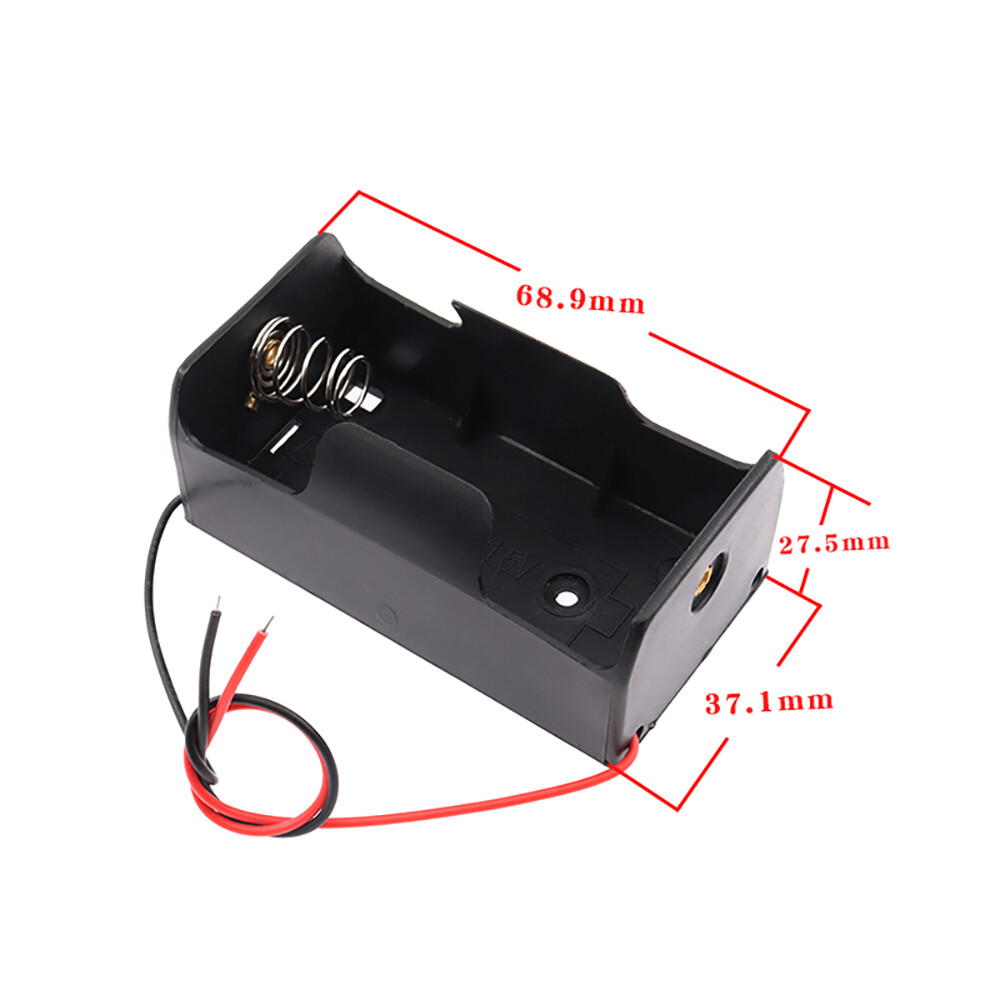 Battery Holder for D Battery 1 2 3 4 8 Position Cell Case Box With Wire/Switch