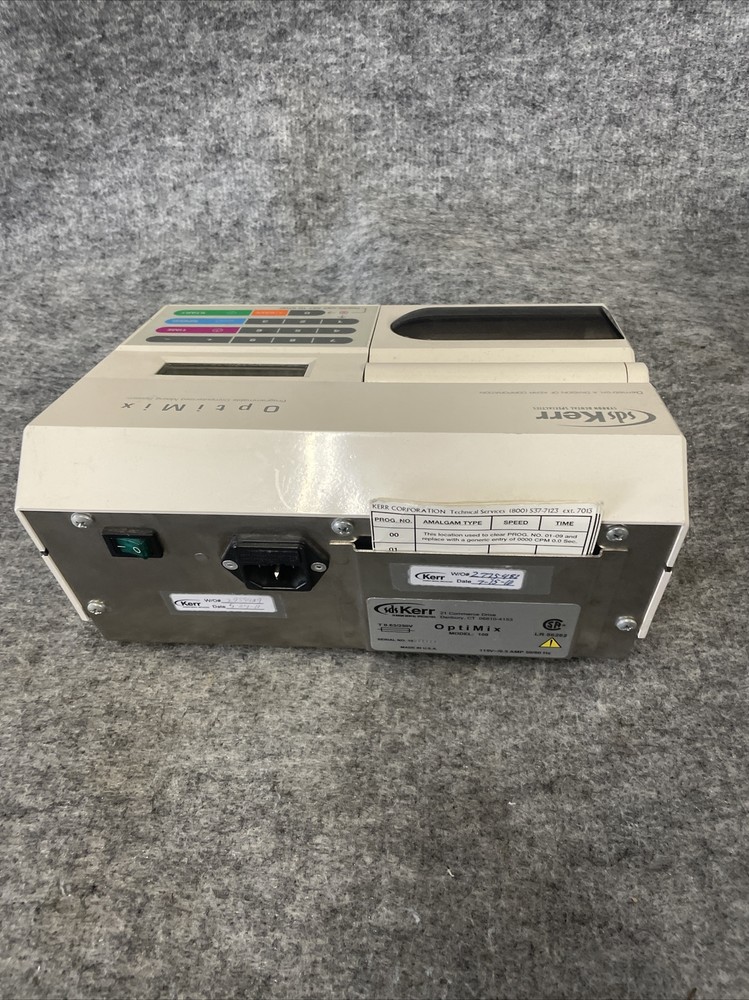 SDS Kerr Optimix 100 Programmble Computerized Mixing System FOR PARTS ONLY