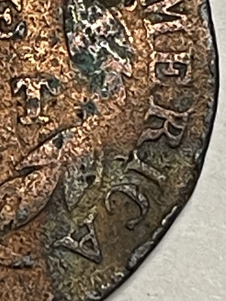 1817 Large Cent Matron Coronet Head 13 Stars, Liberty