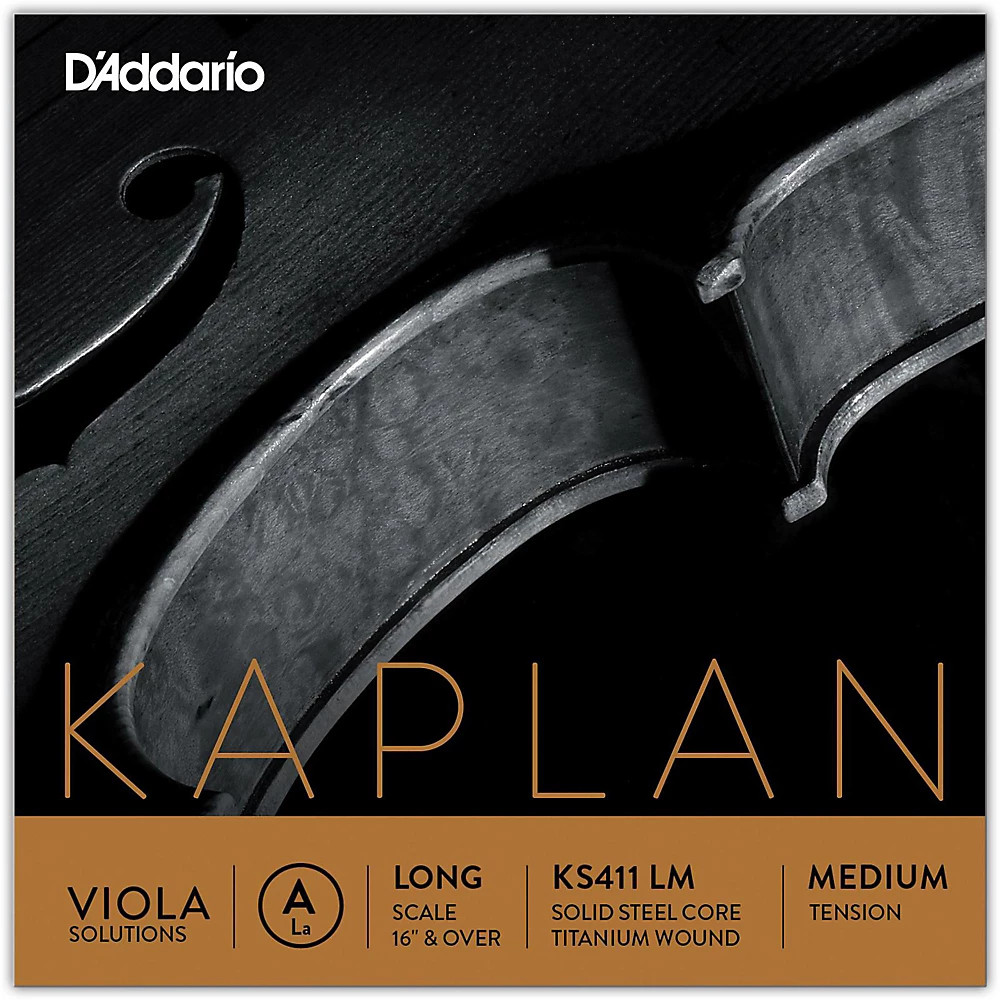 D'Addario Kaplan Solutions Series Viola A String 16+ Long Scale Medium